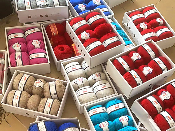 來賓羊毛紗線回收現(xiàn)場